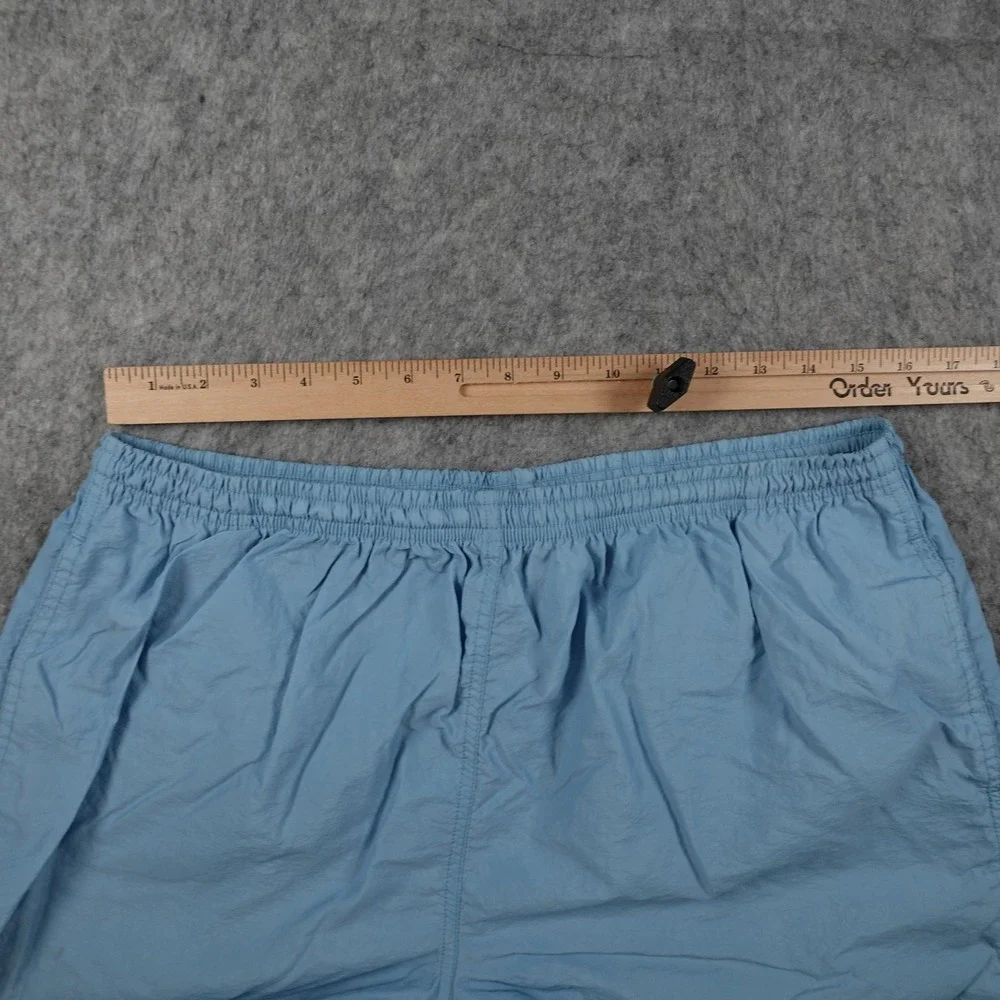 Nike Shorts Women Large Light Blue Nylon Elastic Waist Athletic Running Swoosh